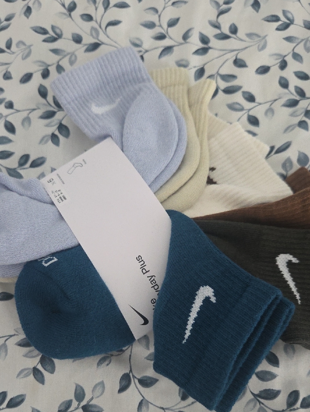 Nike Everyday Plus Dri-Fit Ankle Socks 6 Pair NWT